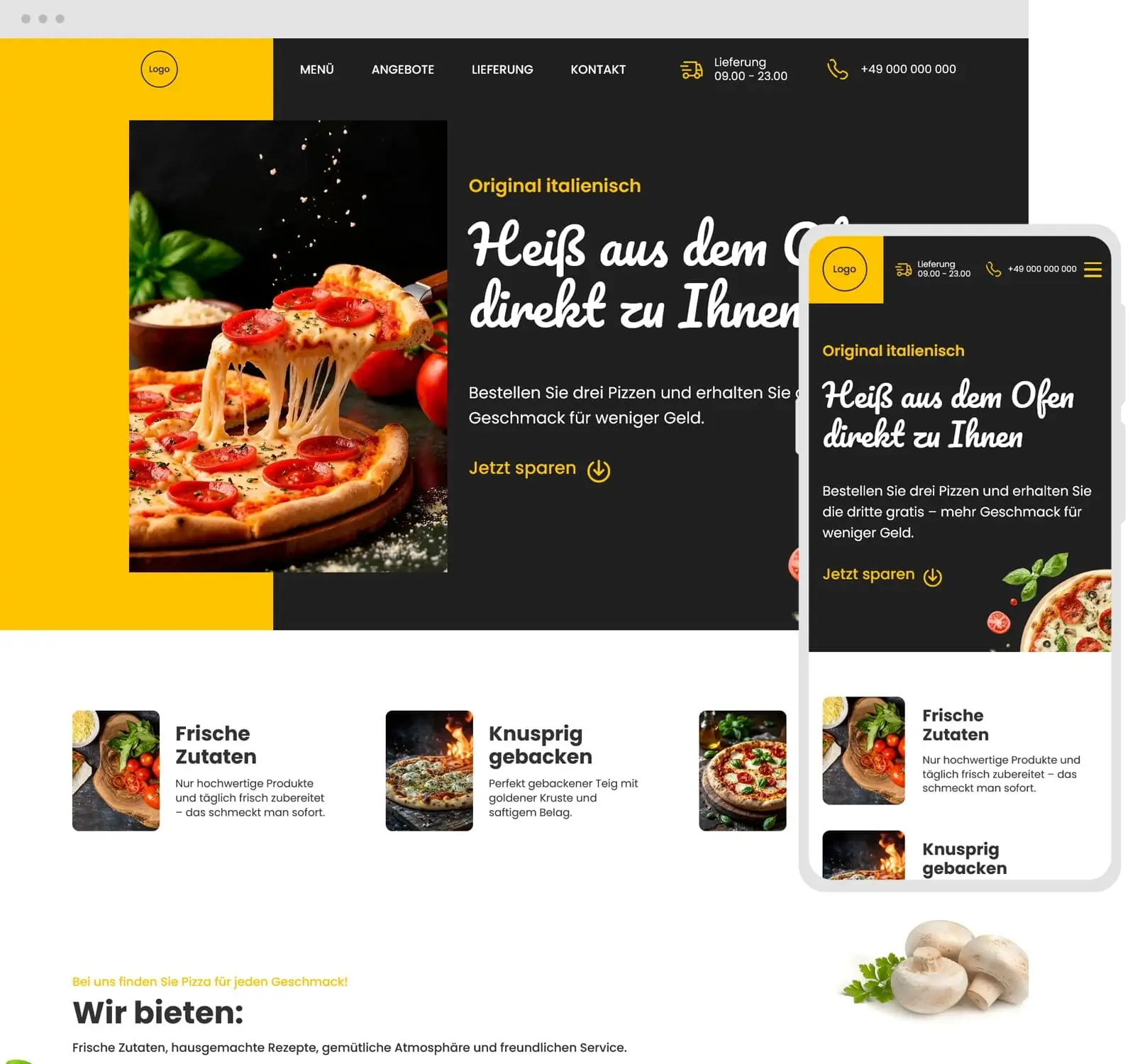 Forno Template Vorschau