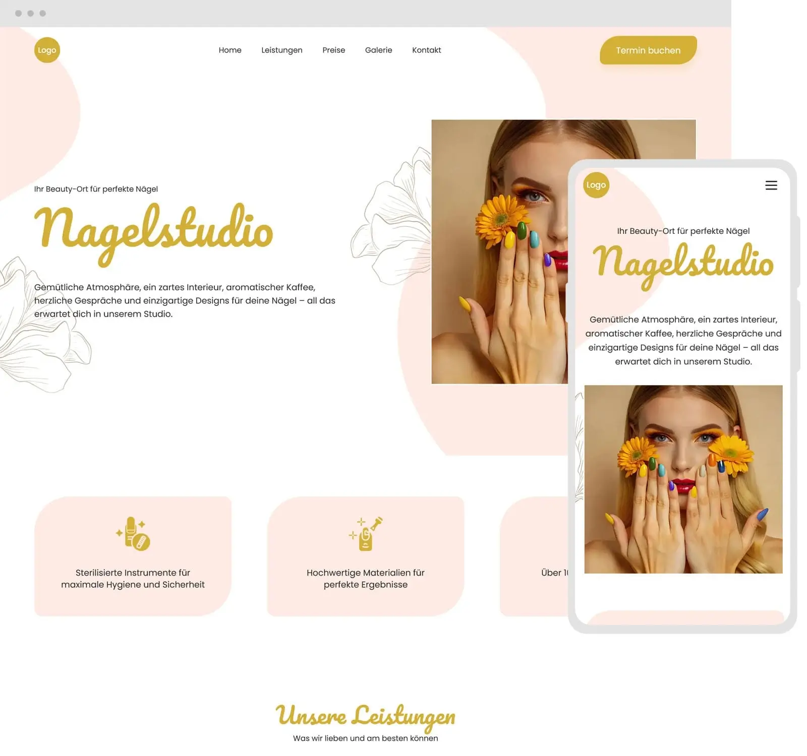 GoldenTouch Template Vorschau