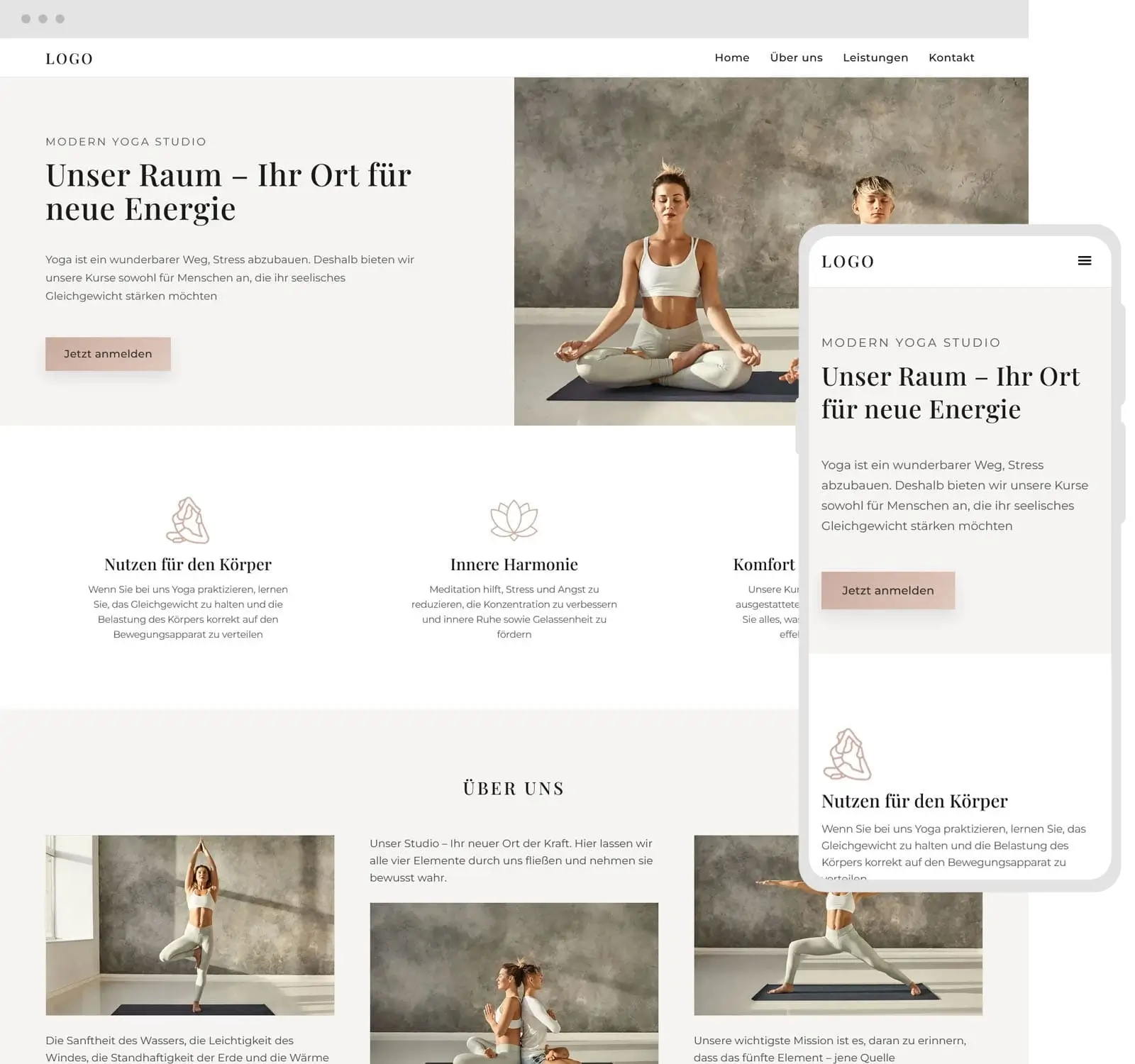 Shanti Template Vorschau