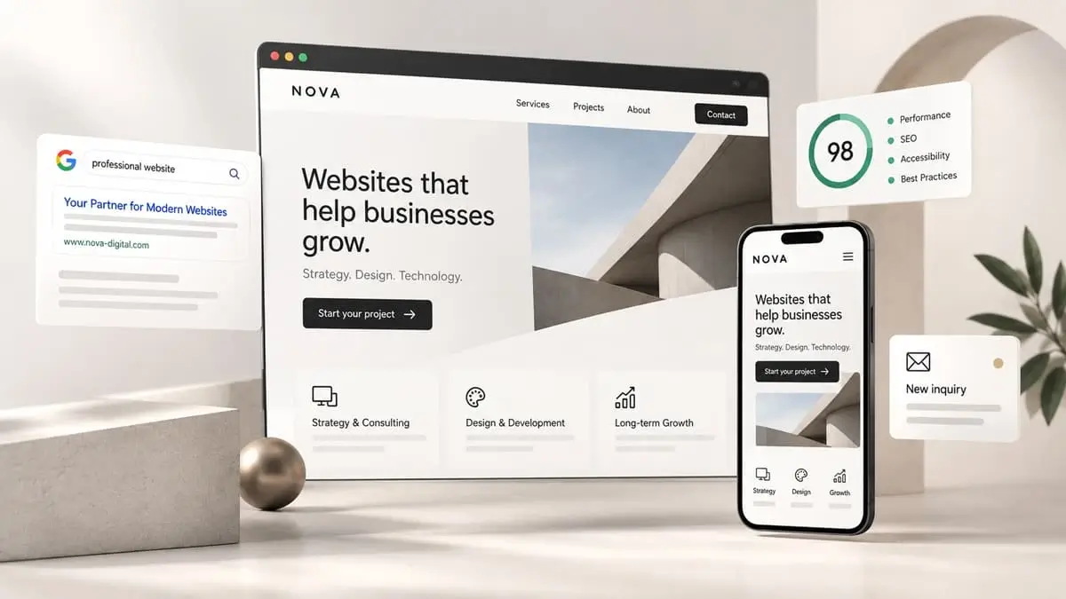 Professional website design services