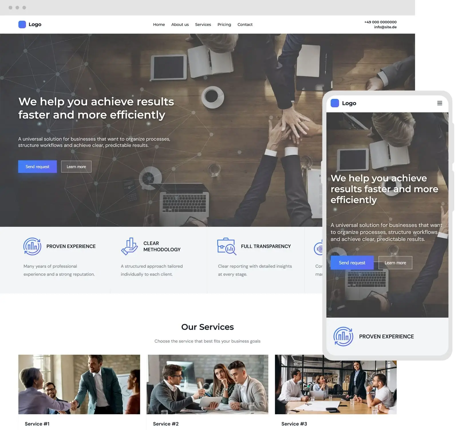 BusinessFlow template preview